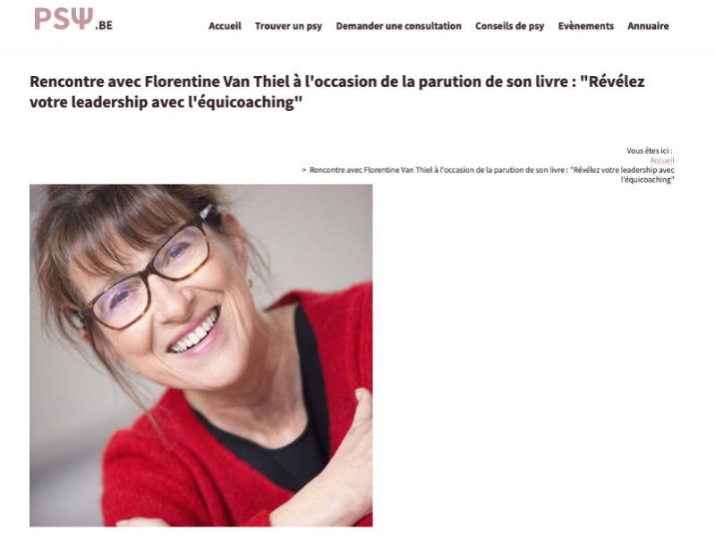 Psy Magazine - Rencontre avec Florentine Van Thiel